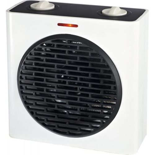 Radiateur soufflant cube blanc et noir 2000 w