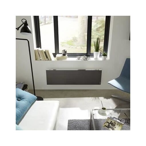 Radiateur bloc aluminium Oniris Pi connecté Atlantic 1000W plinthe gris