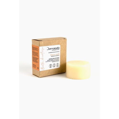 Dermorevita Après-Shampoing Solide, Beurre De Mangue, Huile De Brocoli, Coque De Noix, Thé Vert, Sauge Médicinale, Protéines De Soja Et De Riz 