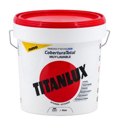 Titan - Peinture plastique blanche Titanlux pleine couverture - conditionnement taille:15 l