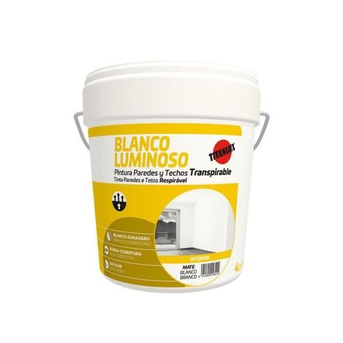 Peinture murs et plafonds intérieur blanc lumineuse mat titan 03h000104