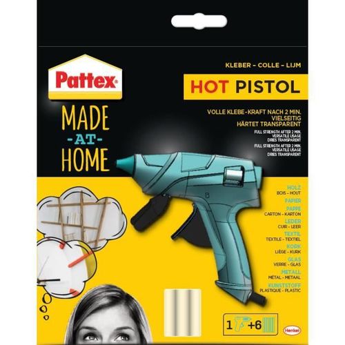 PATTEX - Pistolet à colle thermoplastique + 6 recharge