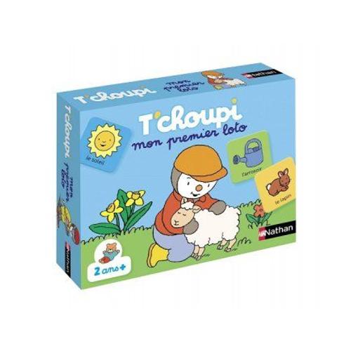 Mon Loto Tchoupi Animaux Et Objets - 32 Images, 4 Planches (Mer, Montagne, Ferme, Jardin) - Des 2 Ans - Set Jeu Educatif Et Carte