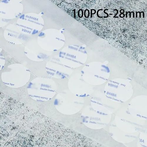 Autocollants De Timbre D'avertissement Double Face,Disques Circulaires Ronds Auto-Adhésifs,Sceau,Banc,Bougie,Mèche,Exécutif,10mm-28mm - Type 28mm 100pcs #A