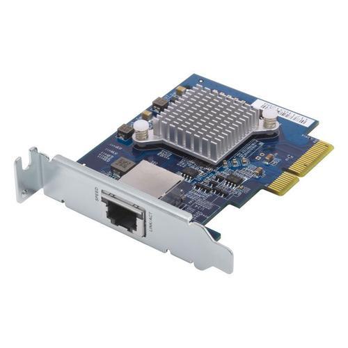 QNAP QXG-10G1T - Adaptateur réseau - PCIe 3.0 x4 profil bas - 10Gb Ethernet x 1 - pour QNAP QGD-1600, TS-1232, 253, 453, 473, 832, 853, 877, 977, TVS-2472, 473, 673, 872, 873