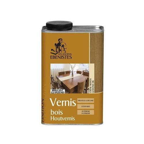 VERNIS BOIS BRILLANT - Les anciens ébénistes 1 Chêne Moyen