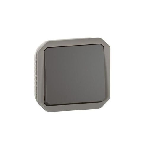 Interrupteur ou va-et-vient 10AX 250V Plexo composable anthracite (069801L)