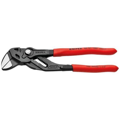 KNIPEX Pince-clé + pince et clé à la fois atramentisée - 180 mm - Noir