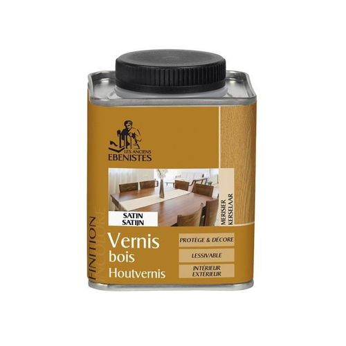 VERNIS BOIS SATINE 250ML MERISIER - Les anciens ébénistes - incolore 0,25 Incolore