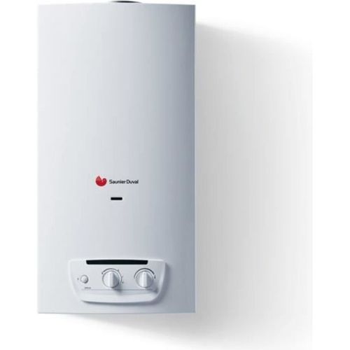 Chauffe-bain gaz Opalia C14 avec veilleuse (Piezo) - Saunier Duval - Gaz naturel - 680x350x313mm