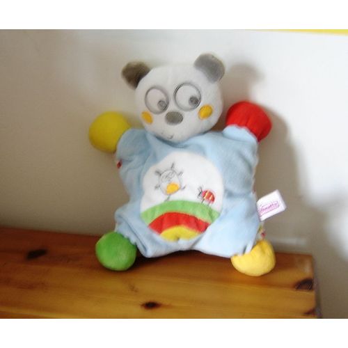 Ours Doudou En Peluche Mini Coussin 26 Cm Pommette