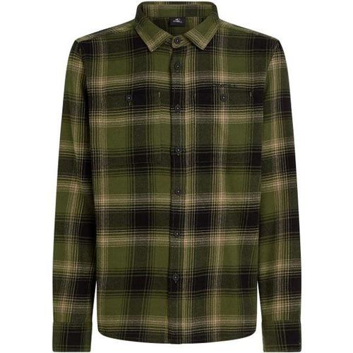 Flannel Check Shirt Chemise Taille M, Vert Olive