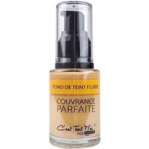 Miss Europe - Fond De Teint Couvrance Parfaite, N°2 Miel - 35ml 