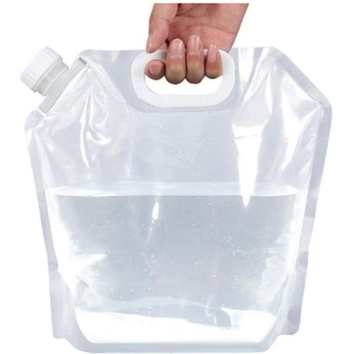 Sac À Eau Pliable 10 Litres Transparent