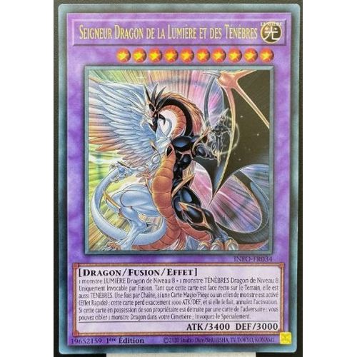 Yu Gi Oh Info Fr034 Seigneur Dragon De La Lumière Et Des Ténèbres Ulra Rare