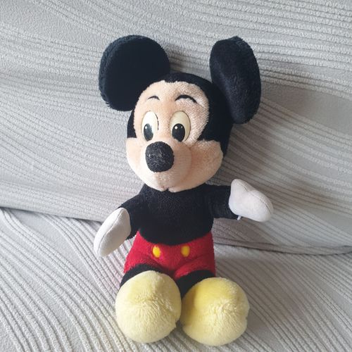 Peluche Mickey Mouse , De Disney, Années 90, Vintage, Collection Hauteur 34cm