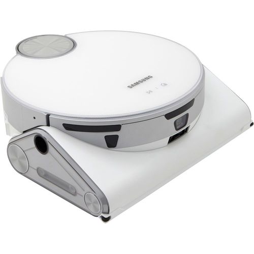 Samsung Jet Bot AI+ VR50T95735W - Aspirateur - robot - avec sac/sans sac - 170 Watt - blanc brumeux