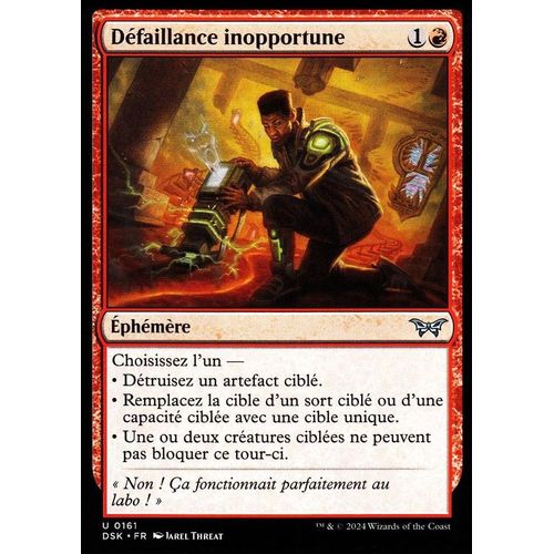 Défaillance Inopportune - Magic - Mornebrune Vf - U - 161
