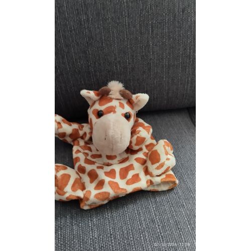 M/ Doudou Marionnette Girafe Histoire D'ours
