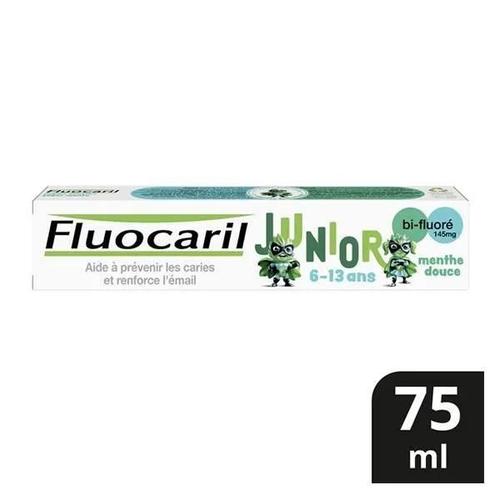 Dentifrice Fluocaril Junior - Menthe Douce - 6-12 Ans - Sans Parabène 