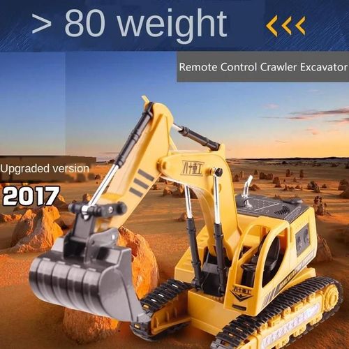 Yk54-8070e-1b - Grue Technique Télécommandée, Véhicule, Jouets, Lumière Led 8070e, Pelle Sur Chenilles Rc, Support De Fond En Alliage Pour Camion, Version Améliorée