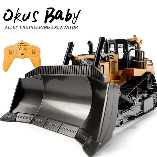 Js541 - Camion Télécommandé 8ch Rc, Bulldozer Sur Commande, Voiture, Jouets Pour Garçons, Ingénierie, Cadeaux, Nouvelle Collection 2021