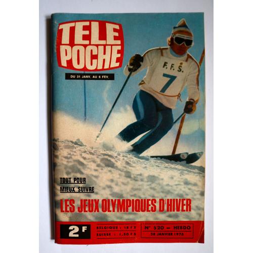 Télé Poche - N°520 - 28 Janvier 1976 - Les Jeux Olympiques D'hiver