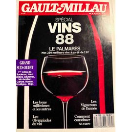 Gault Millau Magazine N°233 Sept 1988 - Spécial Vins 1988 - Le Palmarès - Nos 250 Vins À Partir De 13 Francs Les Vignerons De L'année - Les Bons Millésimes Et Les Autres - Constituer Sa Cave