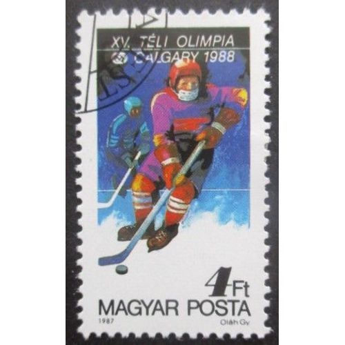 Hongrie N°3138 Jeux Olympiques D'hiver Calgary 1988 Oblitéré