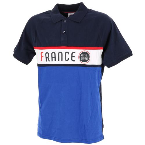 Polo Manches Courtes Allez Les Bleus Allez Les Bleus Polo France Bleu Marine / Bleu Nuit