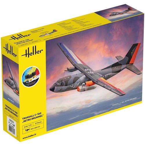 Maquette Avion : Starter Kit : Transall C-160 Retro Brummel-Heller