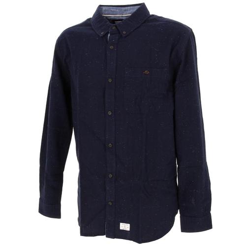 Chemise Manches Longues Quiksilver Belambro Nv Ml Shirt Bleu Marine / Bleu Nuit