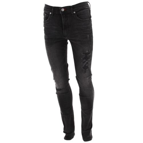 Pantalon Jeans Teddy Smith Flash Nr Destroy Jeans Skin Jr Noir