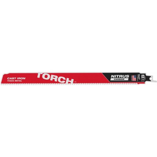 Lame de scie sabre. TORCH NITRUS300x7mm Milwaukee VE à 1 Unité pour Métal. Pointe HM