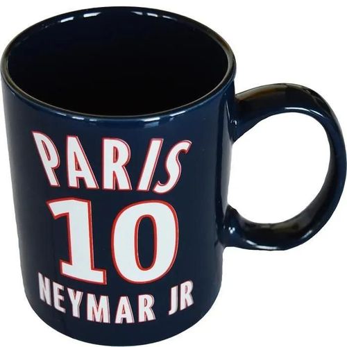 Psg Neymar Mug En Gres Avec Hauteur 9,5cm Diametre 8cm