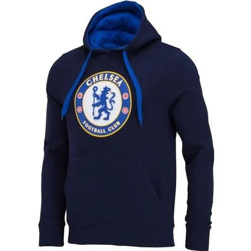 Xxl - Sweat Capuche - Chelsea Fc - Homme - Bleu - Football - Manches Longues