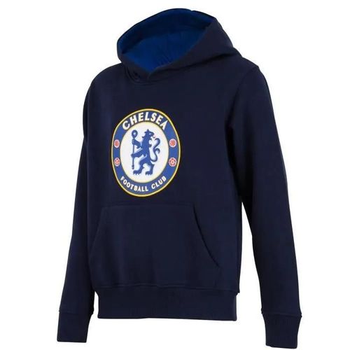 8 Ans - Sweat Capuche - Chelsea Fc - Enfant - Bleu - Football - Manches Longues