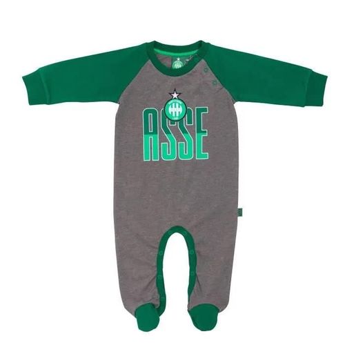 12 Mois - Grenouillère Asse - Collection Officielle As Saint Etienne - Bébé