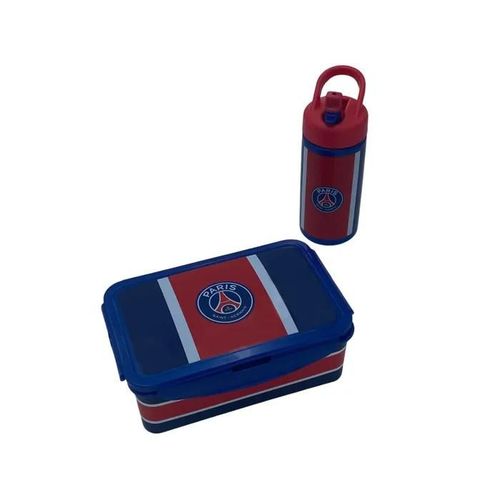 Paris Saint-Germain Gourde + Boite À Sandwich Lunch Box Psg - Collection Officielle