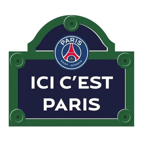 Plaque Métal PSG