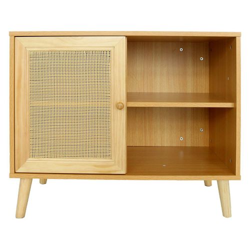 Buffet En Bois "Iguane" - 80 X 40 X 66 Cm - Marron
