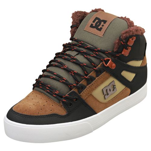 Dc Shoes Pure Highstop Wc Winter Baskets Brun Vert