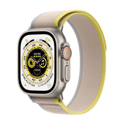 Apple Watch Ultra Lte Titanio Con Correa Trail Loop S/M Amarillo/Beige