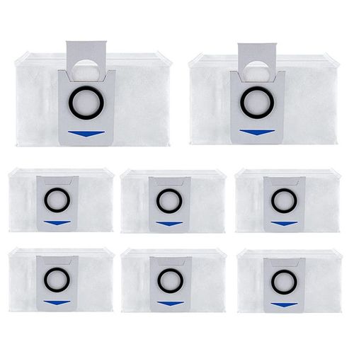 Lot de 8 Sac d'aspirateur Accessoires pour Ecovacs Deebot X1 Omni, Aspirateur Accessoires de rechange Sac à poussière