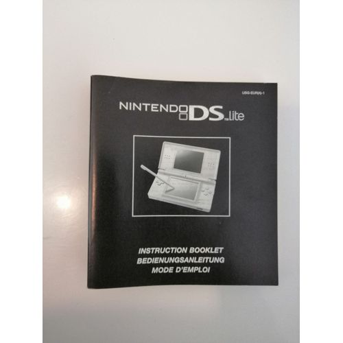 Mode D'emploi De Nintendo Ds Lite