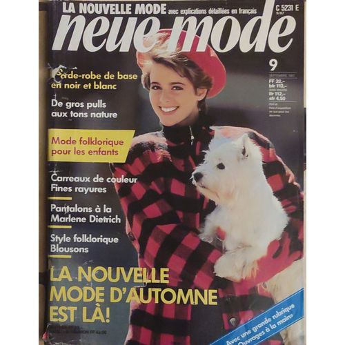 Neue Mode Septembre 1987