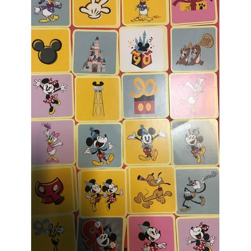 Jeu De 24 Cartes Paires Mickey 90 Mouse Party - Disneyland Paris - 2018 - 5,5x5,5 Cm