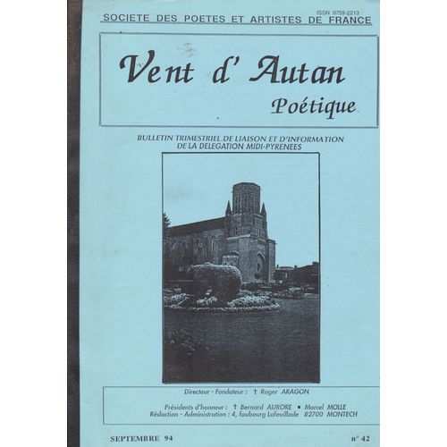Vent D Autan Poetique N 42