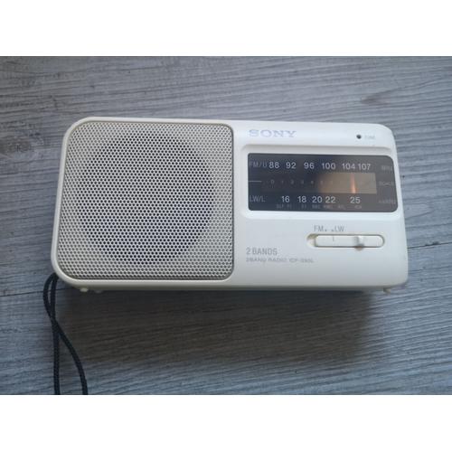 Sony ICF-390L Radio FM LW Blanc