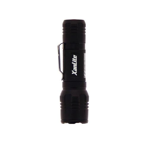Lampe Torche Led Métallique, X3 Modes D'eclairage, 300 Lumens, Piles Incluses